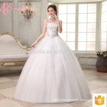 Wholesales off-shoulder bead lace applique cheap ball gown plus size wedding dress